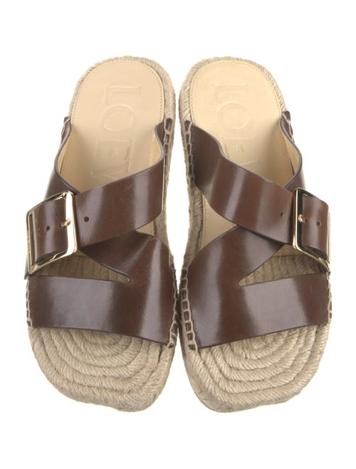 Loewe Leather Espadrilles