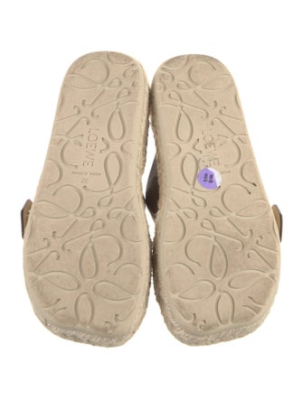 Loewe Leather Espadrilles