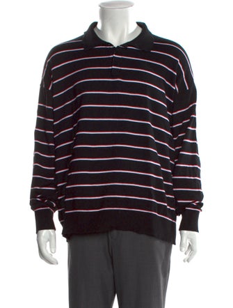 Loewe Striped Collar Polo Shirt