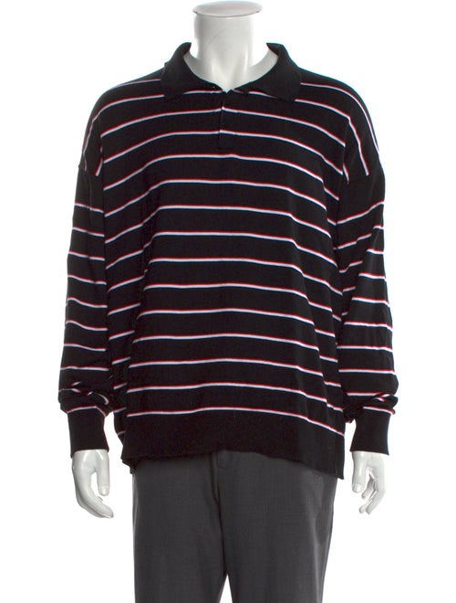 Loewe Striped Collar Polo Shirt