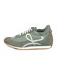 Loewe Nylon Leather Trim Embellishment Athletic Sneakers