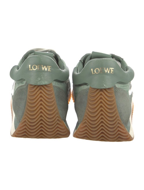 Loewe Nylon Leather Trim Embellishment Athletic Sneakers