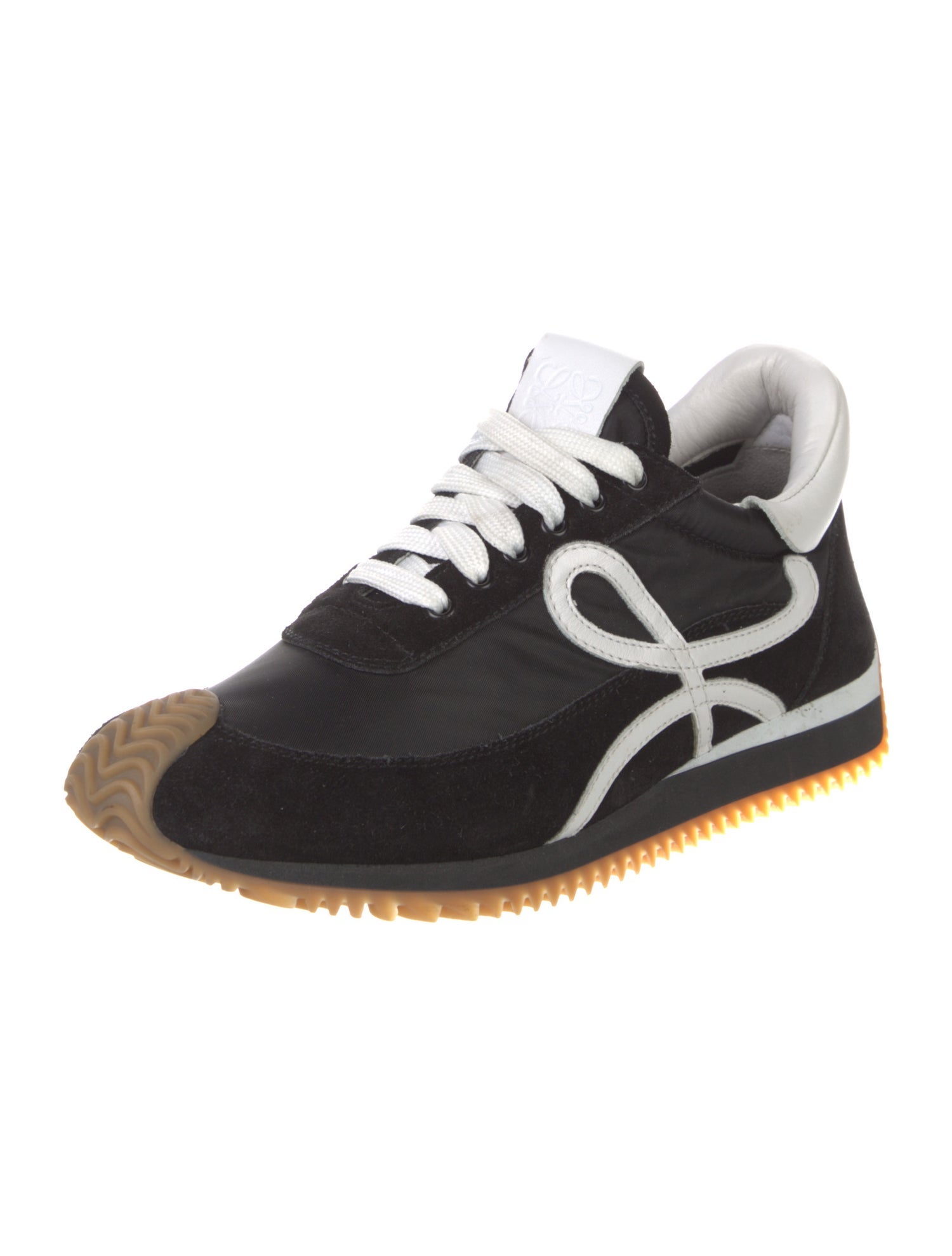 Loewe Suede Printed Athletic Sneakers