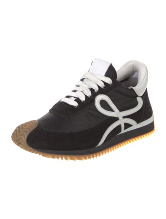 Loewe Suede Printed Athletic Sneakers
