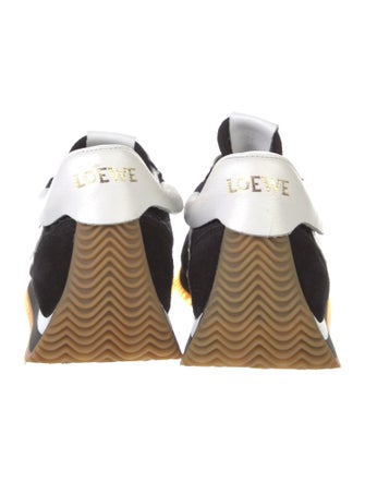 Loewe Suede Printed Athletic Sneakers