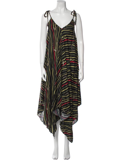 Loewe Paula's Ibiza Striped Long Dress