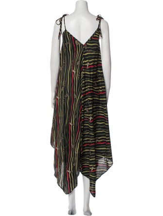 Loewe Paula's Ibiza Striped Long Dress