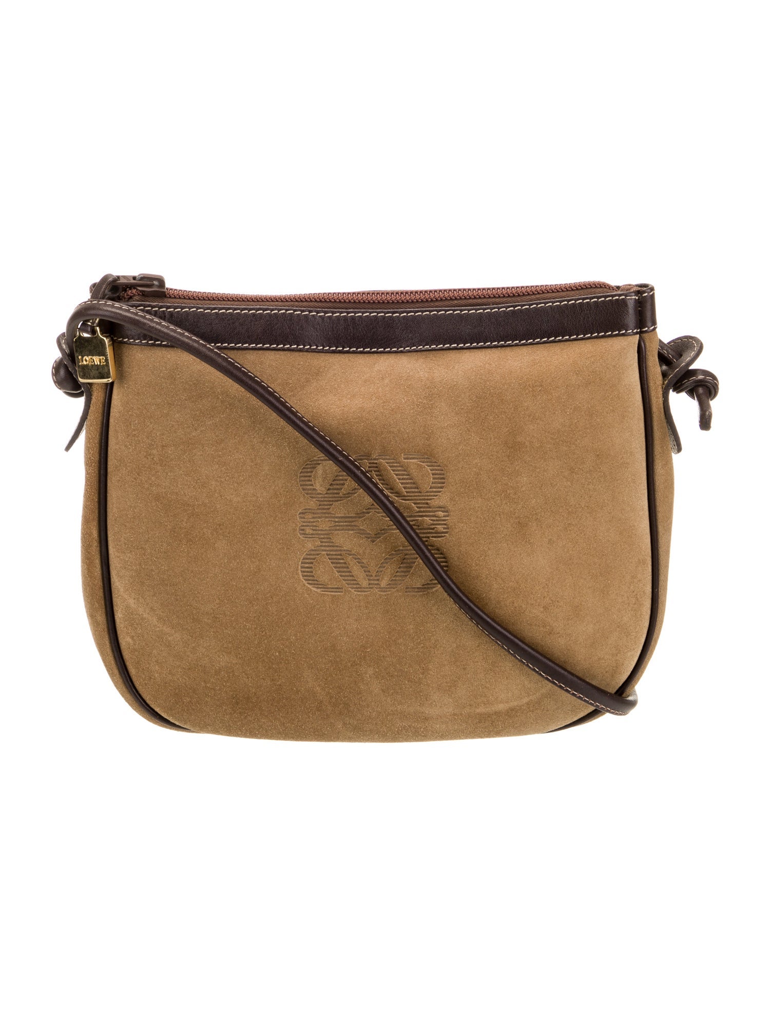 Loewe Suede Crossbody Bag