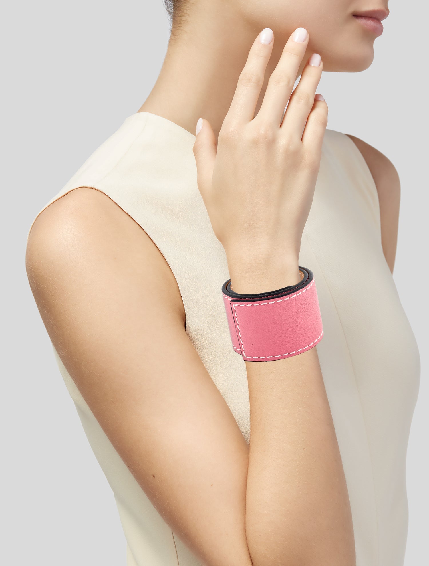 Loewe Leather Slap Bracelet