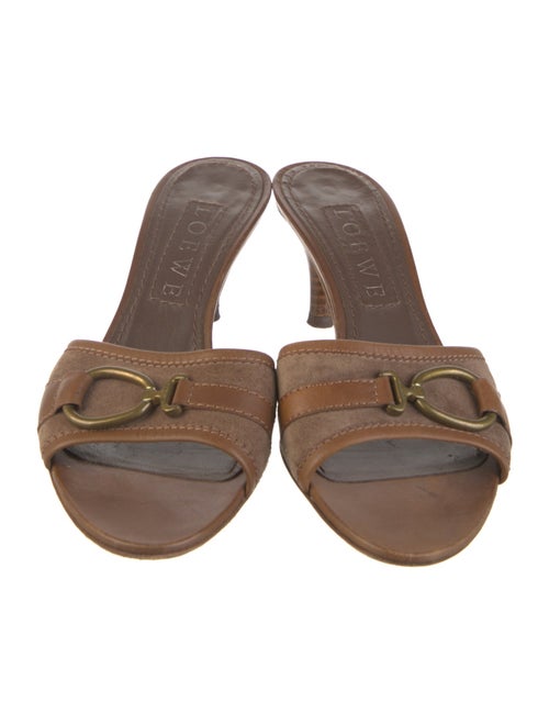 Loewe Leather Slides