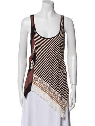 Loewe Paula's Ibiza Striped Scoop Neck Top
