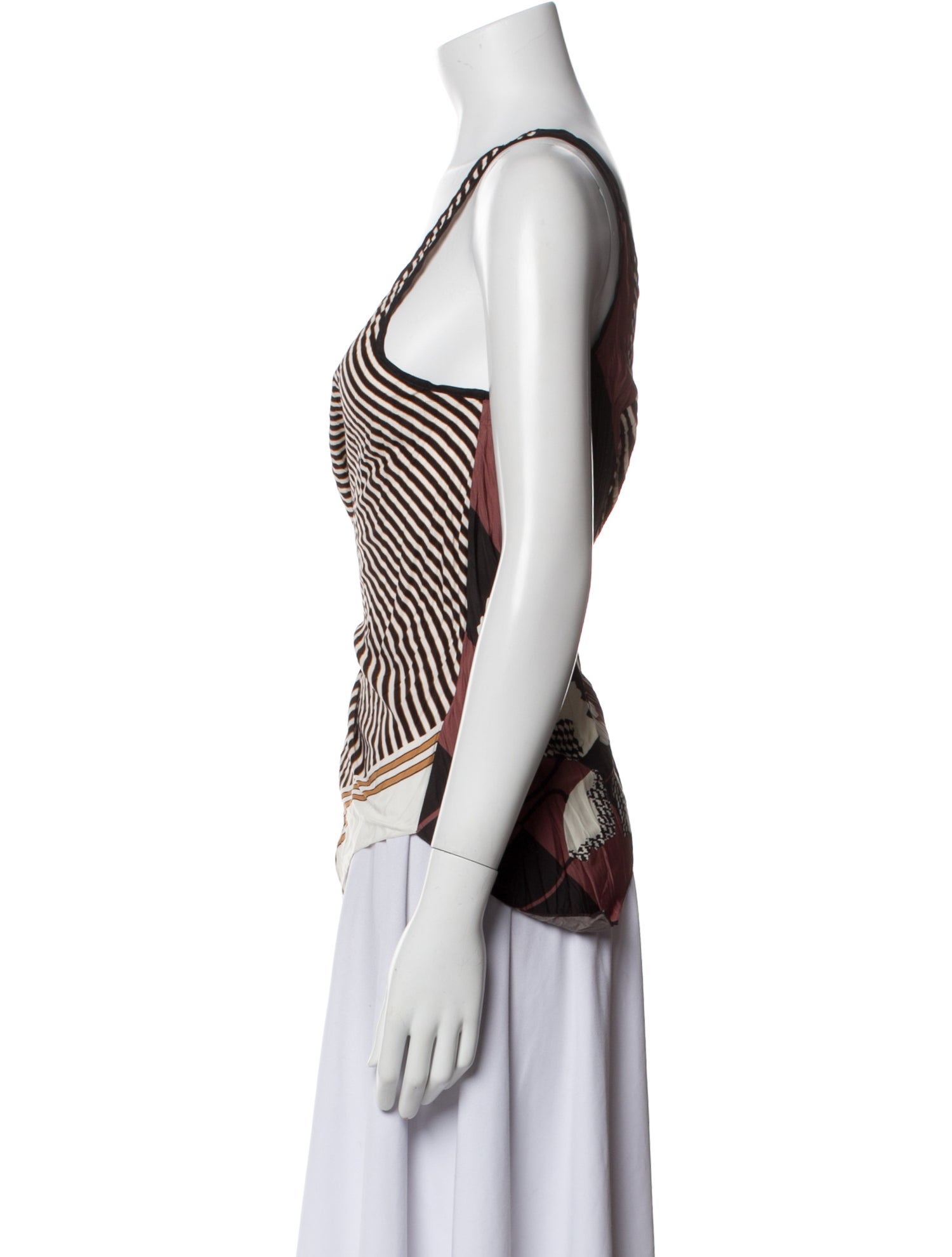 Loewe Paula's Ibiza Striped Scoop Neck Top