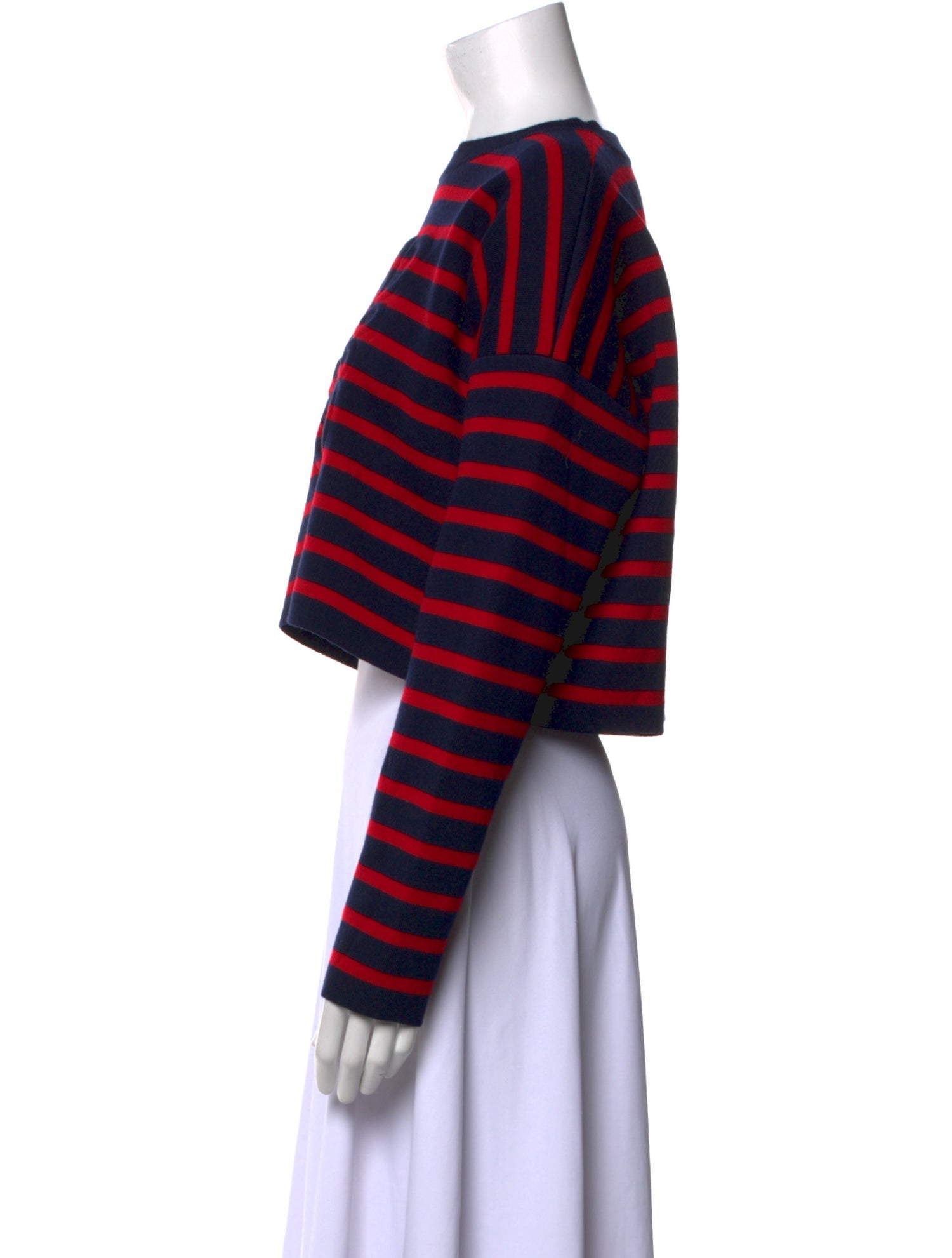 Loewe Wool Striped Crop Top