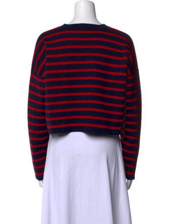 Loewe Wool Striped Crop Top