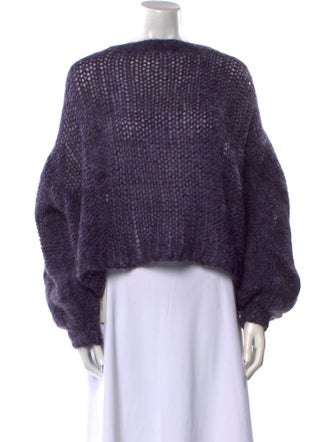 Loewe Mohair Bateau Neckline Sweater