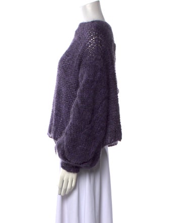 Loewe Mohair Bateau Neckline Sweater