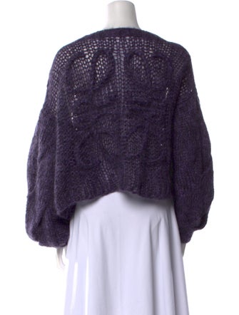 Loewe Mohair Bateau Neckline Sweater