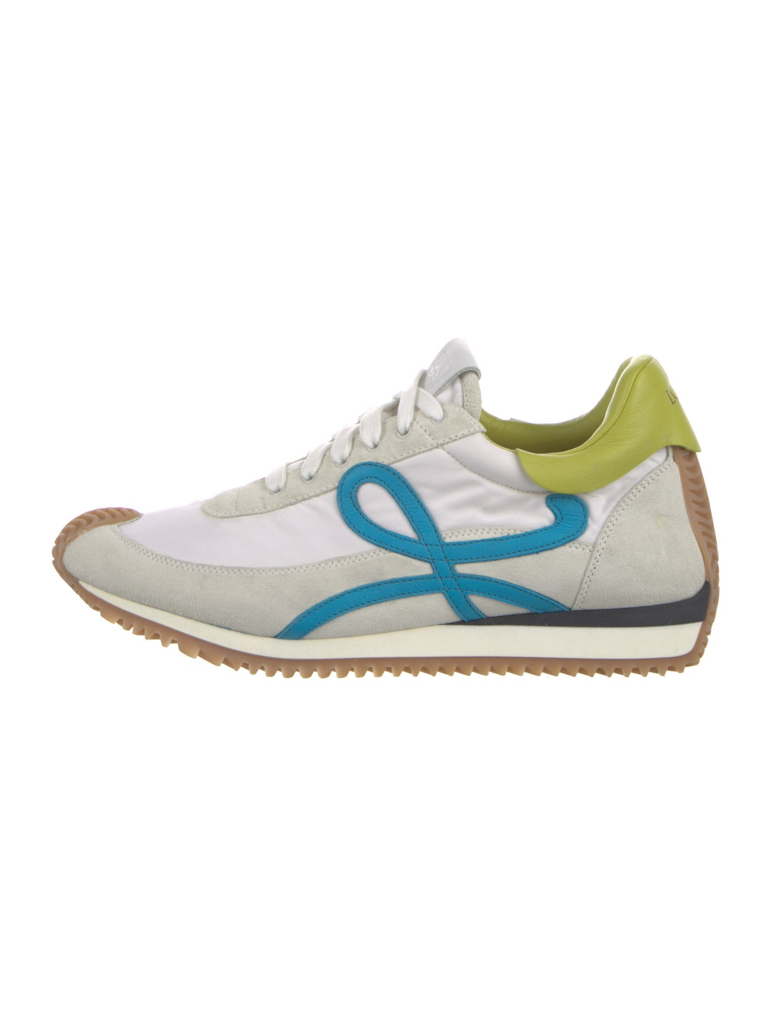 Loewe Nylon Colorblock Pattern Sneakers