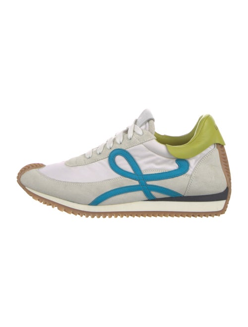 Loewe Nylon Colorblock Pattern Sneakers