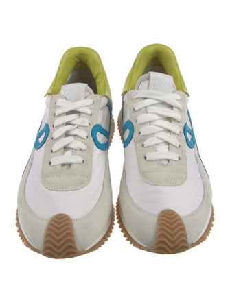 Loewe Nylon Colorblock Pattern Sneakers