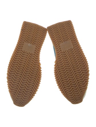 Loewe Nylon Colorblock Pattern Sneakers