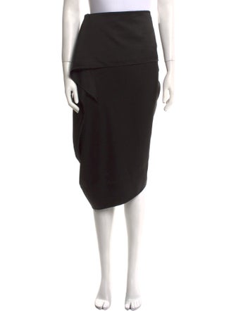 Loewe Leather Knee-Length Skirt