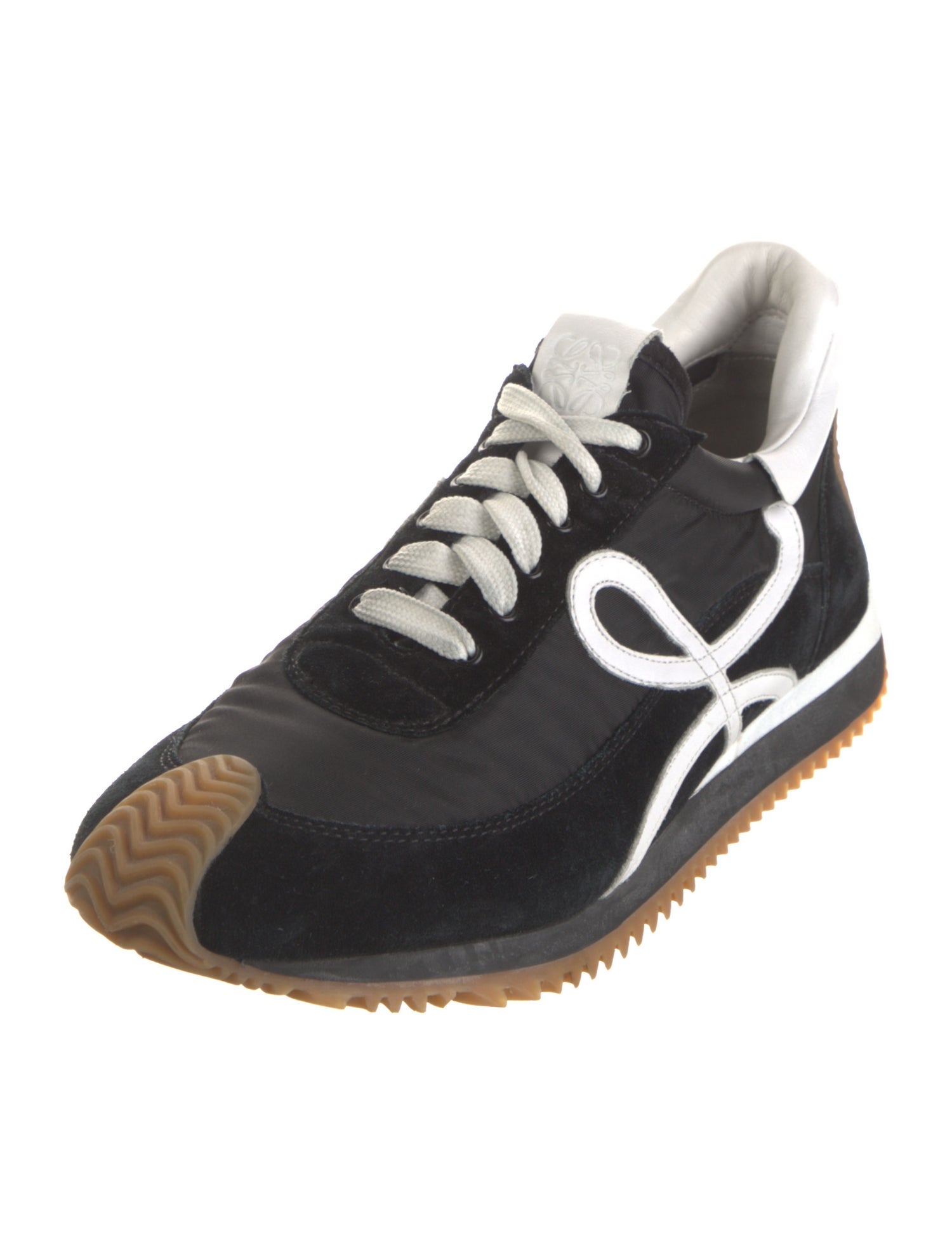 Loewe Suede Printed Athletic Sneakers