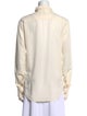 Loewe Silk Long Sleeve Button-Up Top