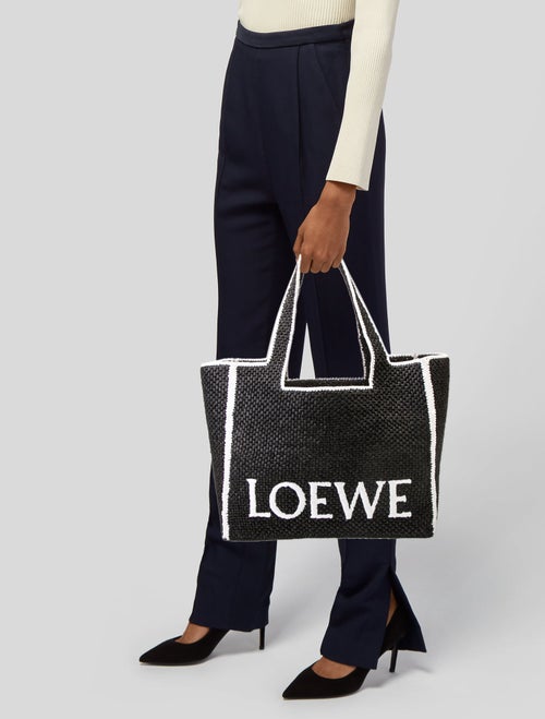 Loewe Raffia Tote 2023