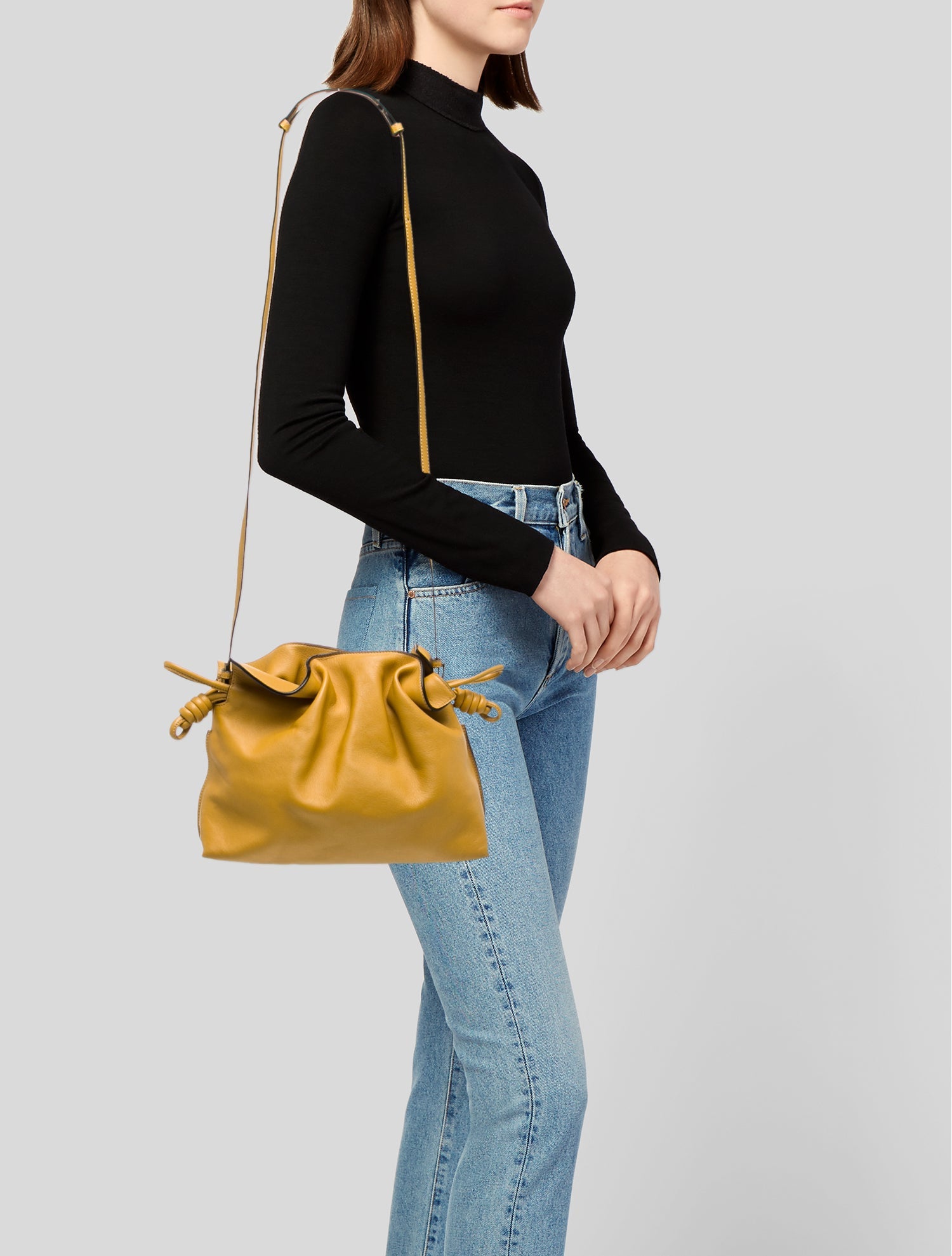 Loewe Leather Bucket Bag