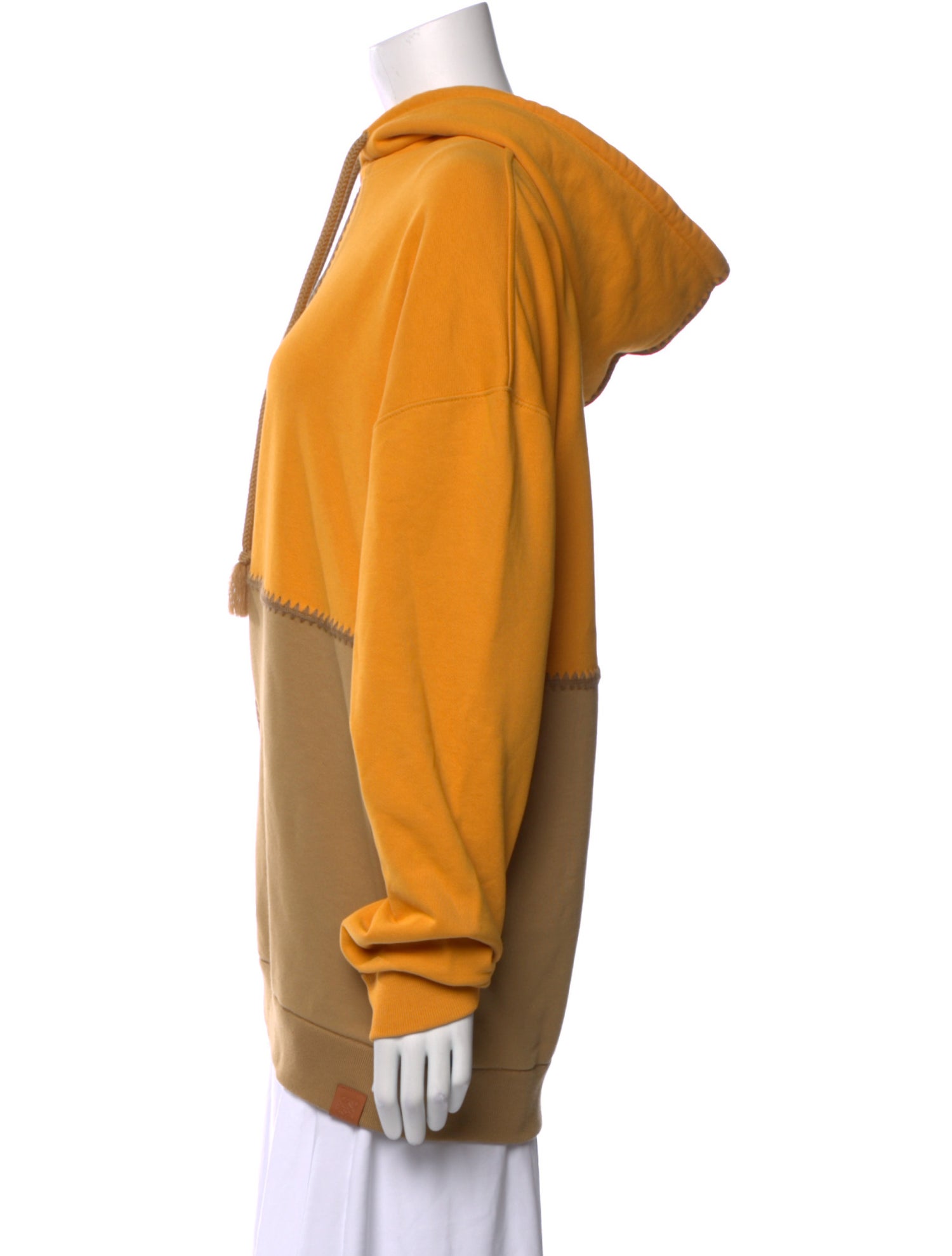 Loewe Colorblock Pattern Crew Neck Hoodie w/ Tags