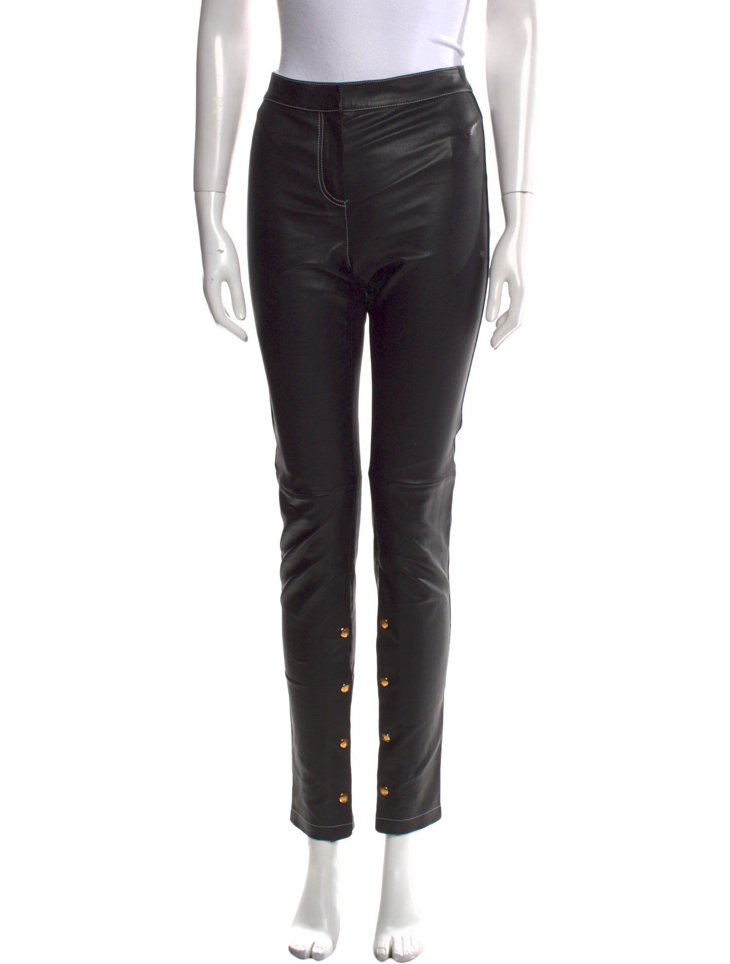 Loewe Leather Skinny Leg Pants
