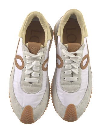 Loewe Suede Printed Athletic Sneakers