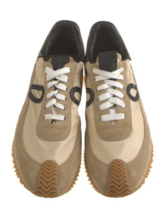Loewe Suede Printed Sneakers