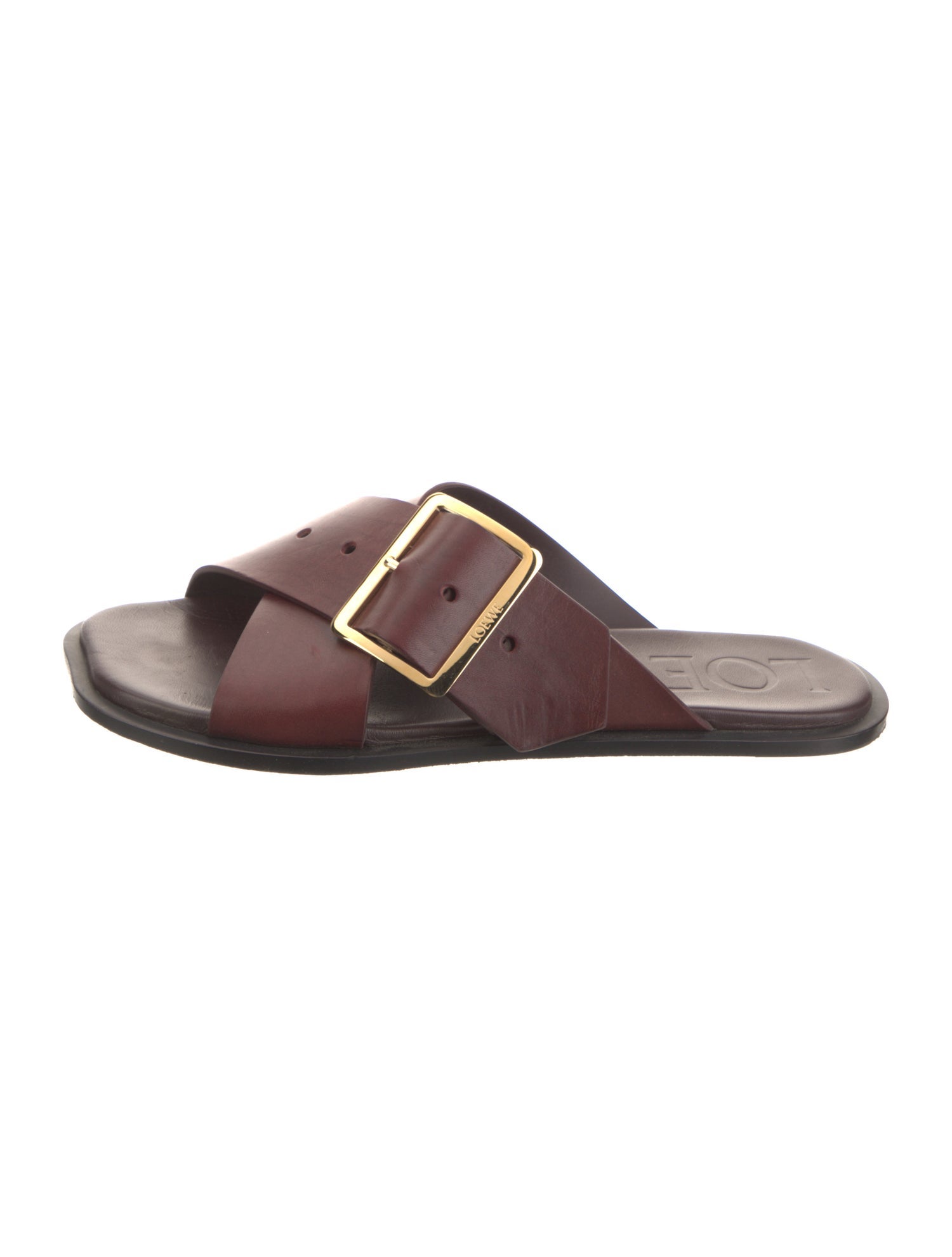 Loewe Leather Slides