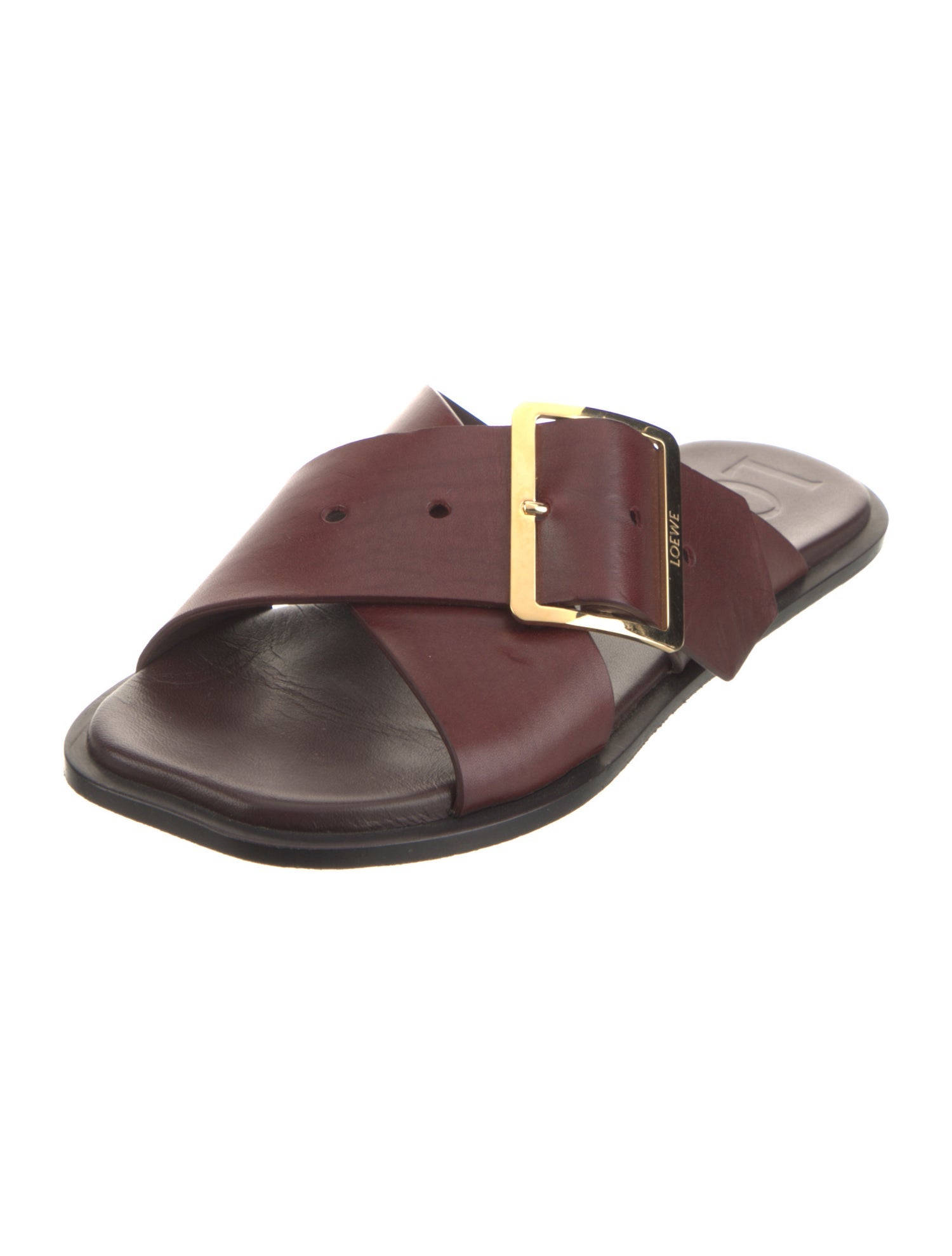 Loewe Leather Slides