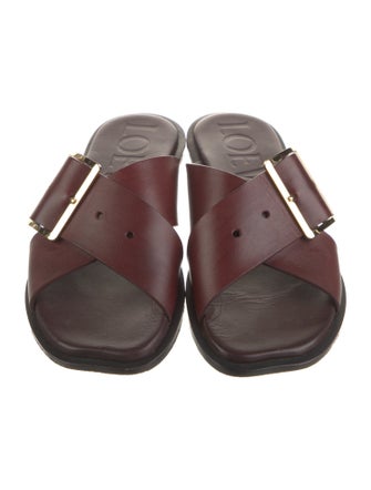 Loewe Leather Slides