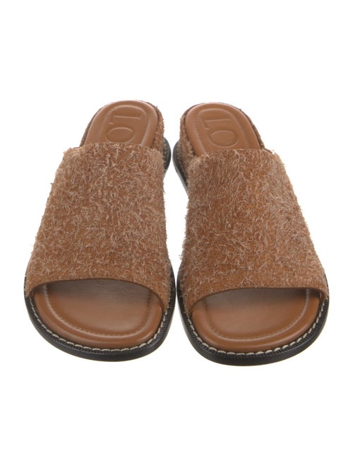 Loewe Suede Slides