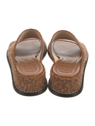 Loewe Suede Slides