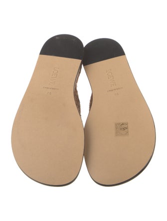Loewe Suede Slides