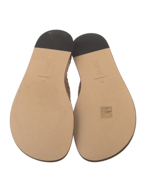 Loewe Suede Slides