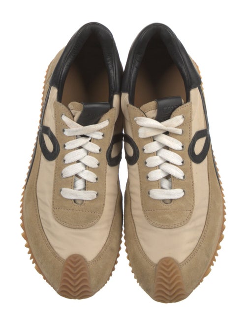 Loewe Suede Printed Athletic Sneakers