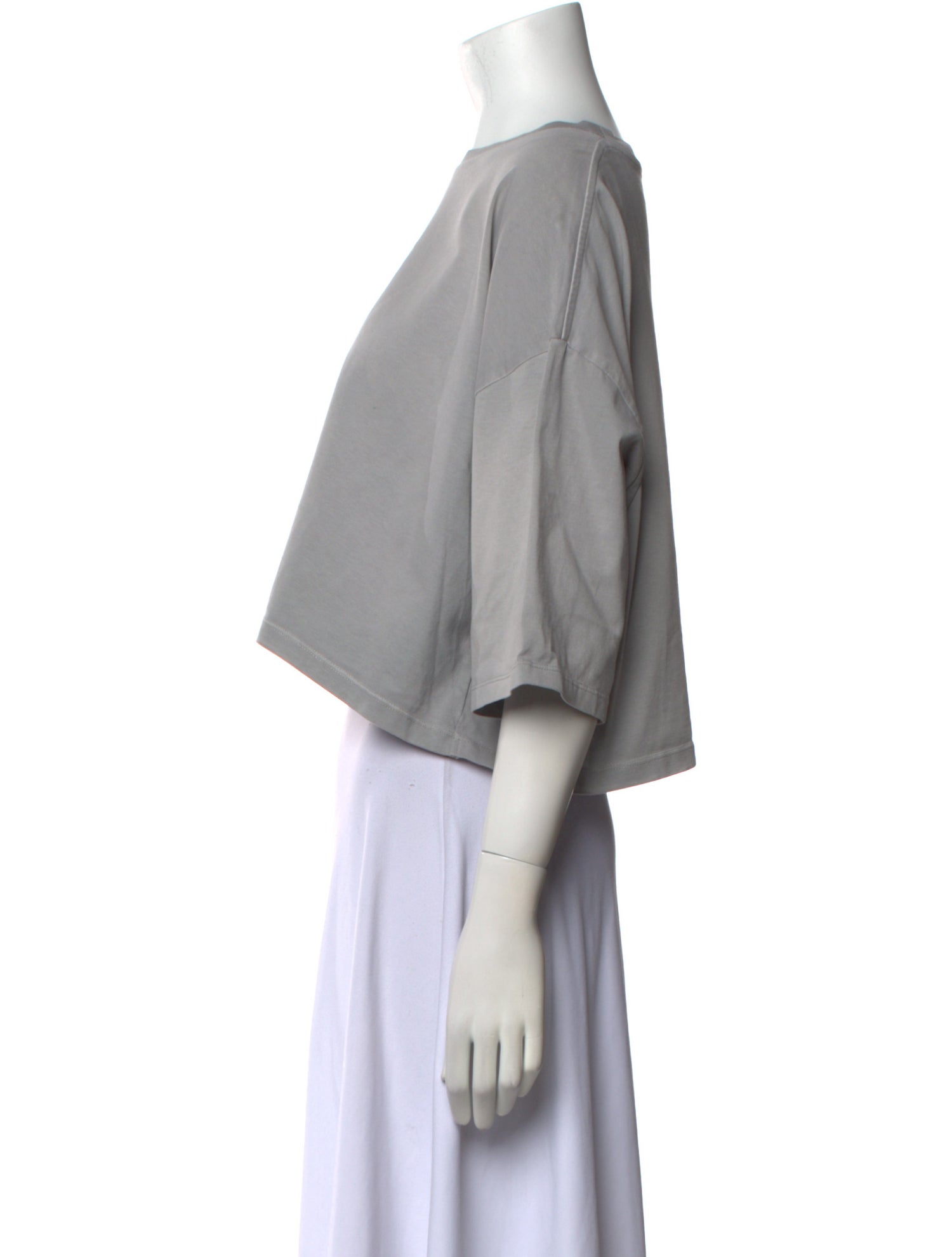 Loewe Graphic Print Crew Neck Crop Top