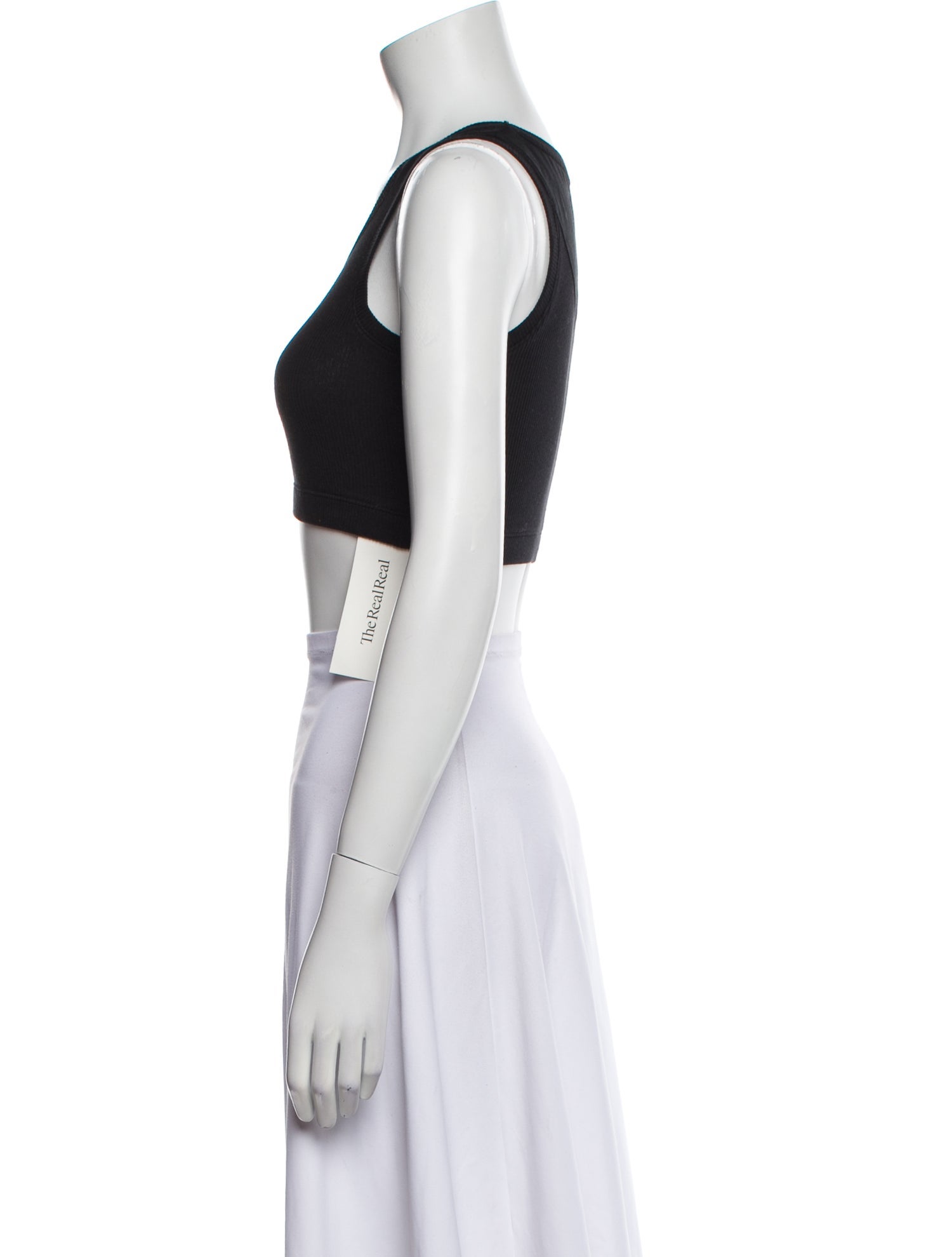 Loewe Graphic Print Scoop Neck Crop Top