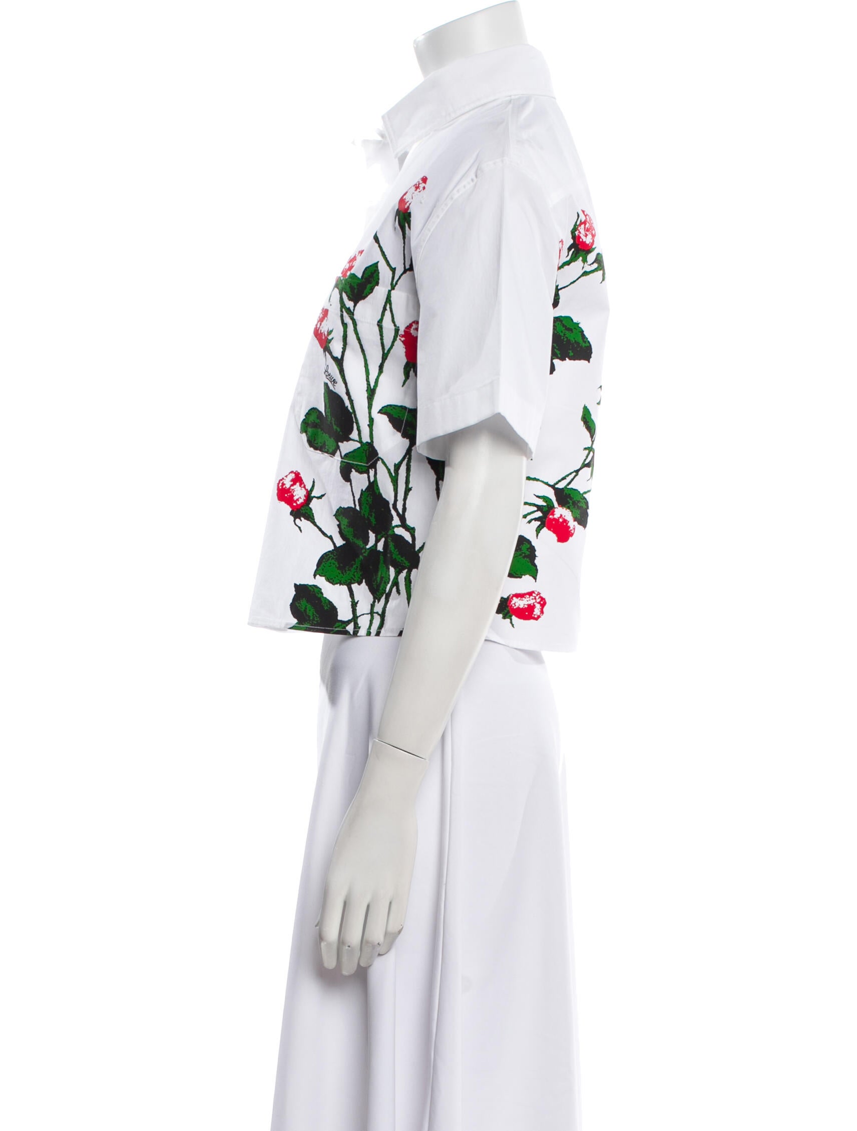 Loewe Paula's Ibiza Floral Print Floral Print Button-Up Top