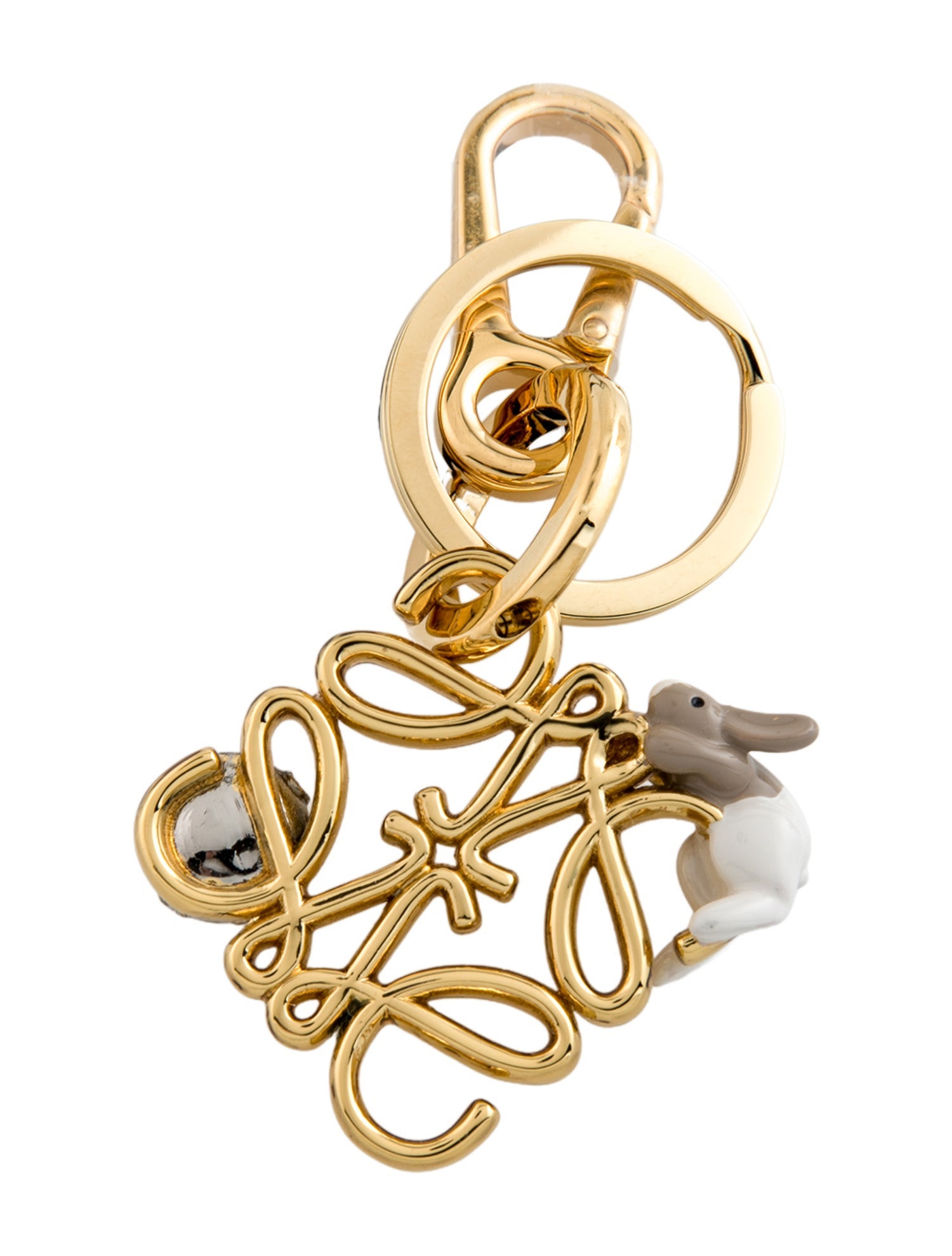 Loewe Metal Logo Keychain w/Tags