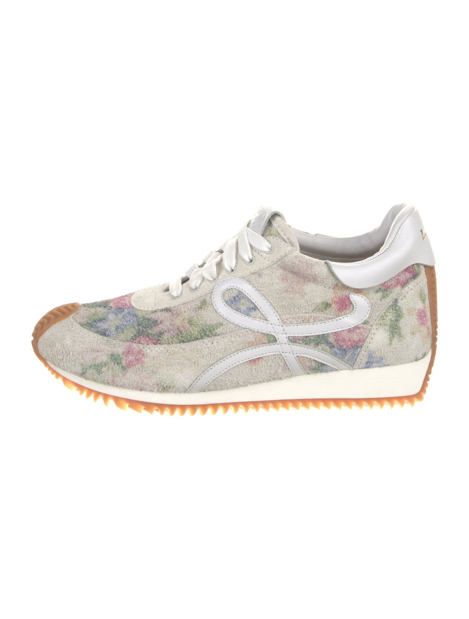 Loewe Suede Printed Athletic Sneakers