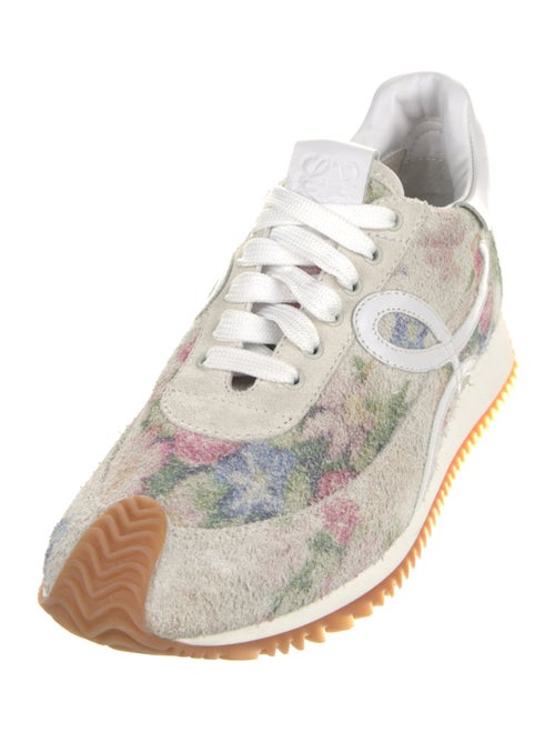 Loewe Suede Printed Athletic Sneakers