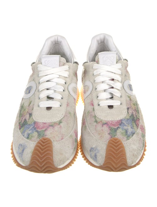Loewe Suede Printed Athletic Sneakers