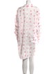 Loewe Floral Print Asymmetric Long Sleeve Floral Print Tunic